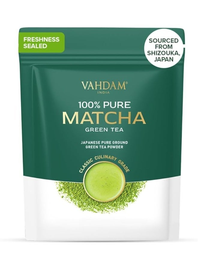 VAHDAM, Matcha Green Tea Powder (25 Servings, 1.76oz) Authentic Japanese Matcha Powder | Classic Culinary Grade Green Tea Matcha | Matcha Latte Mix & Smoothies - Image 1